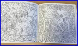 Set of 2 x Tomislav Tomic Adult Colouring books Zemlja Snova and Vilin San