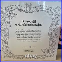 Set of 2 x Tomislav Tomic Adult Colouring books Zemlja Snova and Vilin San