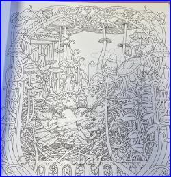Set of 2 x Tomislav Tomic Adult Colouring books Zemlja Snova and Vilin San