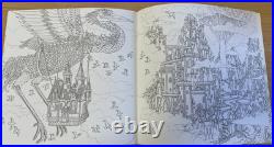 Set of 2 x Tomislav Tomic Adult Colouring books Zemlja Snova and Vilin San