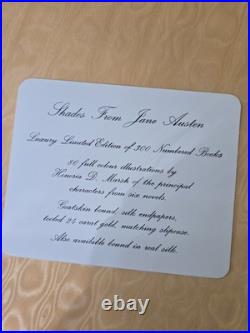 Shades From Jane Austen Limited Edition Book 81 Certificate Honoria D Marsh Shades From Jane Austen Limited Edition Book 81 Certificate Honoria D Marsh