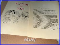 Signed & Inscribed to Cyril Ray Plaisir Du Vin / Wine 1963 Limited Edition Book