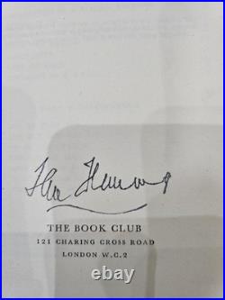 Signed James Bond Goldfinger, Ian Fleming (1959) First Book Club Edition