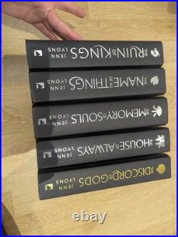 Signed Jenn Lyons A Chorus Of Dragons Books1-5 UK1/1 Limited Editions xx/500