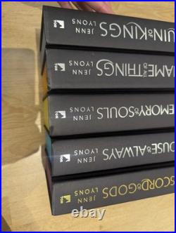 Signed Jenn Lyons A Chorus Of Dragons Books1-5 UK1/1 Limited Editions xx/500