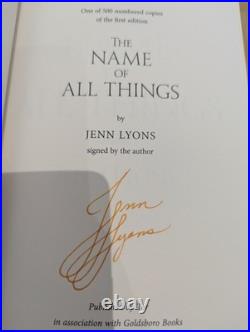 Signed Jenn Lyons A Chorus Of Dragons Books1-5 UK1/1 Limited Editions xx/500