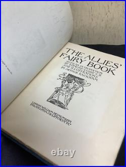 Signed Limited 1st Edition 1916 Arthur Rackham The Allies Fairy Book