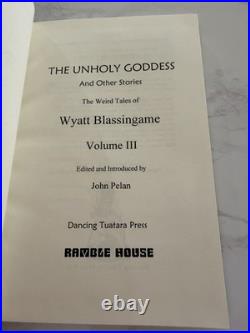 Signed Limited Edition #89/100 Mistress Of Terror Wyatt Blassingame Vol 3 Hc