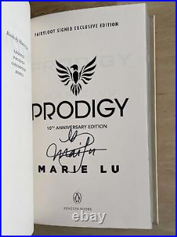 Signed Marie Lu Legend / Prodigy / Champion / Rebel Fairyloot Deluxe UK HB