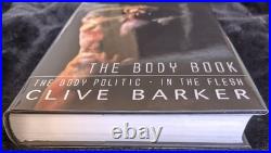 Signed & Numbered Clive Barker The Body Book Dark Regions Press #110/500