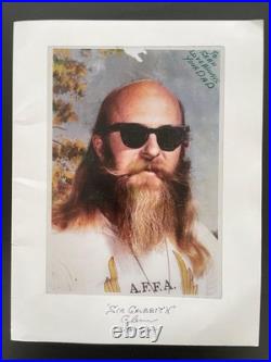 Sir Grubbeth Glenn Berdoo AFFA Hells Angels Limited Edition Book 21/75 W Photo