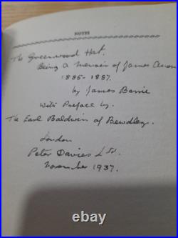 Sir J M Barrie His First Editions Points and Values (Limited Edition) Signed