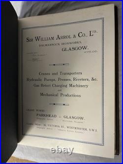 Sir William Arrol And Company Limited Bridges And Glasgow 1st Edition Books