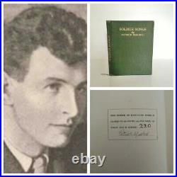 Soldier Songs Patrick MacGill Limited Edition Signed Rare Antique book