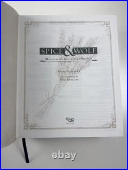 Spice and Wolf Anniversary Collector's Limited Edition Book Hard Cover 3rd