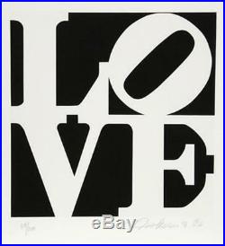 Splendid Robert Indiana The Book Of Love 1, 1996 Limited Edition Hand Signed