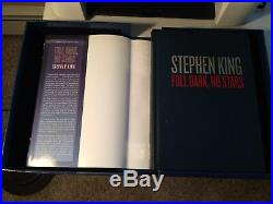 Stephen King FULL DARK NO STARS The SIGNED Ltd! In TrayCase AMAZING BOOK LOOK
