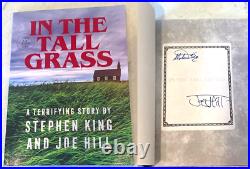 Stephen King & Joe Hill Signed'in The Tall Grass' Novella Book Indie Book Exclu