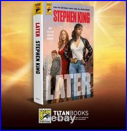 Stephen King Signed'later' Titan Limited Edition Hardcover Book Sdcc 24 In Hand