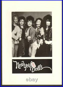 Steven Morrissey NEW YORK DOLLS 1995 limited edition illus book by Smiths singer