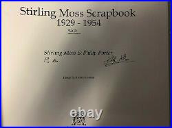 Stirling Moss Scrapbook 1929-1954 De Luxe Limited Edition No. 955 SIGNED (2007)
