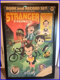 Stranger things poster Limited Edition, Book and Record Set by Jusscope