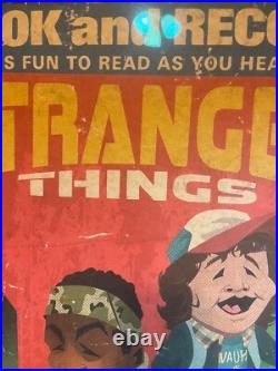 Stranger things poster Limited Edition, Book and Record Set by Jusscope