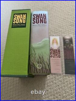 Suntup SWAN SONG by Robert McCammon SIGNED Slipcase Like-New Unread 2 bookmarks Suntup SWAN SONG by Robert McCammon SIGNED Slipcase Like-New Unread 2 bookmarks