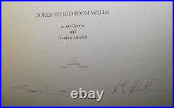 Susan George SONGS TO BEDROOM WALLS Double Signed Limited Edition