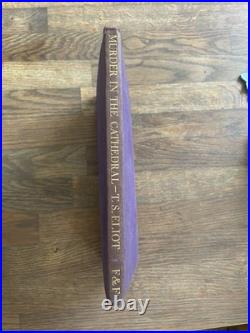 T. S. Eliot. Murder in the Cathedral. Faber & Faber 1935. HB. Signed. 1st/1st