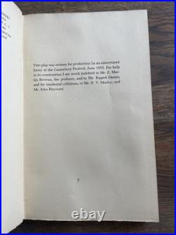 T. S. Eliot. Murder in the Cathedral. Faber & Faber 1935. HB. Signed. 1st/1st