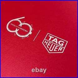 TAG Heuer book Limited collector's edition glass box Carrera table clock