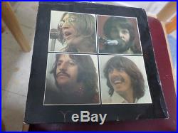 THE BEATLES Let It Be BOX ISRAEL ISRAELI LP RED APPLE, UK TRAY +Get Back BOOK