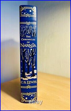 THE CHRONICLES OF NARNIA, Barnes & Noble Leatherbound (Like New), 9781435117150