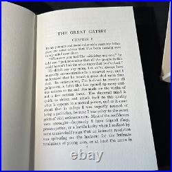 THE GREAT GATSBY First Edition Library Limited Facsimile 1953 Book with Slipcase