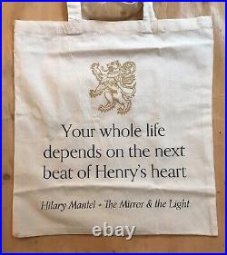 THE MIRROR AND THE LIGHT Hilary Mantel SIGNED 1st -1 + Booklet + Tote + Bookmark