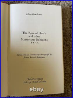 THE ROSE OF DEATH Julian Hawthorne 1st ed 500 COPY LIMITED HC ASH-TREE OOP fine
