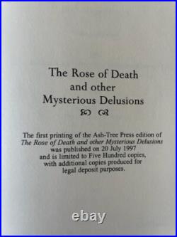 THE ROSE OF DEATH Julian Hawthorne 1st ed 500 COPY LIMITED HC ASH-TREE OOP fine