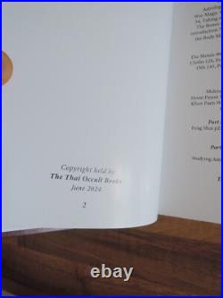 Thai Occult 3 Ajarn Apichai, Peter Jenx 2024, Signed Sigilised, Blessed. Ltd Ed