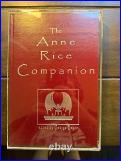 The Anne Rice Companion Limited First Edition #31/500 Signed