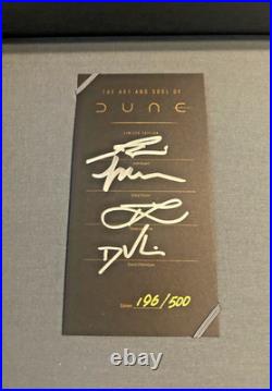 The Art and Soul of Dune Limited Edition Signed Book with box Insight Edition