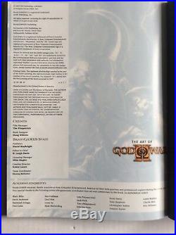 The Art of God of War II Book Signed Autographed 40 + Cory Barlog Stig Ausmussen