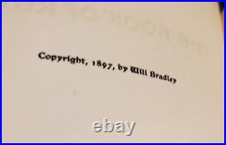 The Book Of Esther & Ruth By Will Bradley 1897 The Wayside Press LIMITED EDITION