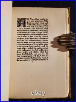 The Book Of Esther & Ruth By Will Bradley 1897 The Wayside Press LIMITED EDITION