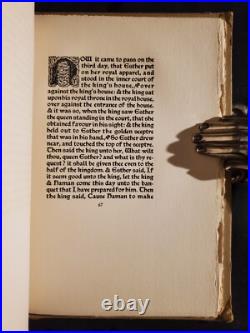 The Book Of Esther & Ruth By Will Bradley 1897 The Wayside Press LIMITED EDITION