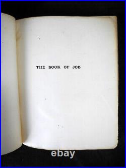 The Book of Job 1902 The Abbey Press Robert T. Rose Limited Edition