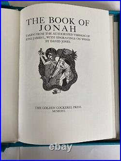 The Book of Jonah by David Jones Folio Society 2017 Sebastian Carter's own copy