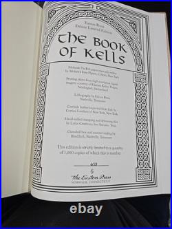 The Book of Kells Easton Press Deluxe Limited Edition #653/1000 Leather Book