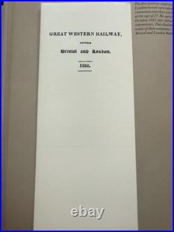 The Book of the Great Western Limited Edition 1183/3000 (1970) Unread