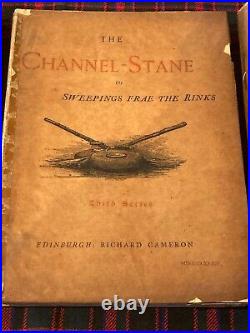 The Channel Stane' Curling Stone, 4 Book Parchment Series, only 125 sets C1883